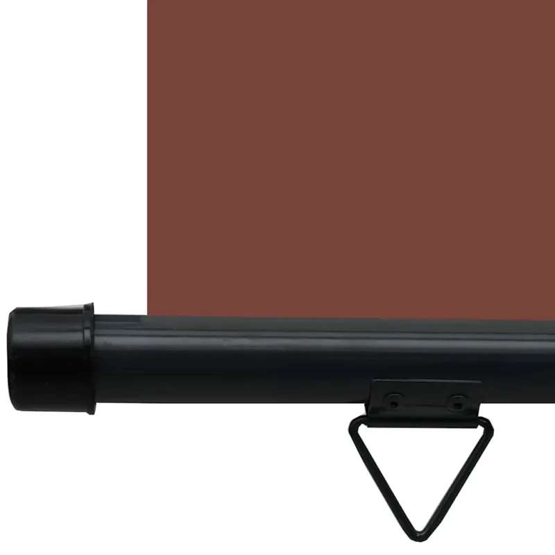 Šoninė balkono markizė, ruda, 80x250cm