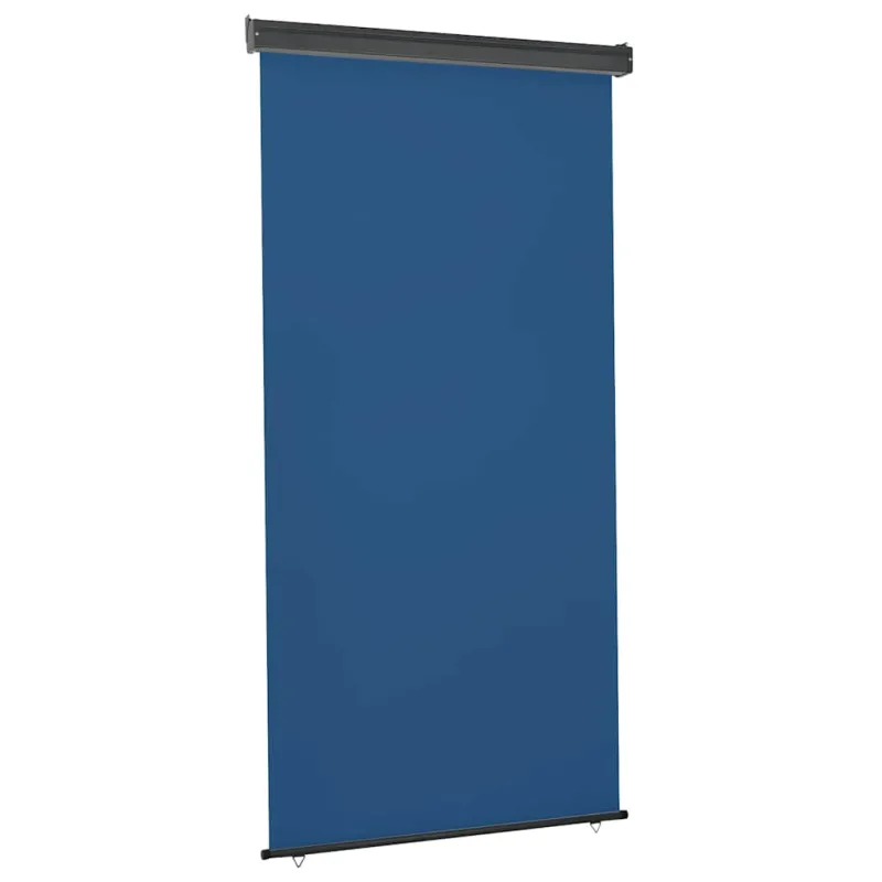 Šoninė balkono markizė, mėlyna, 125x250cm