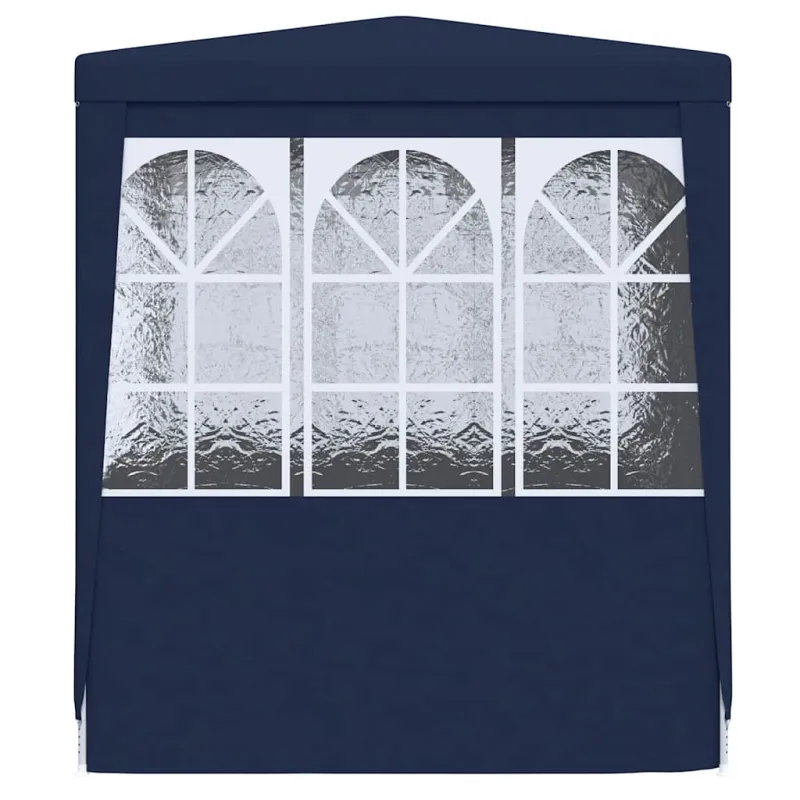 Proginė palapinė su šoninėmis sienomis, mėlyna, 2x2m, 90g/m²
