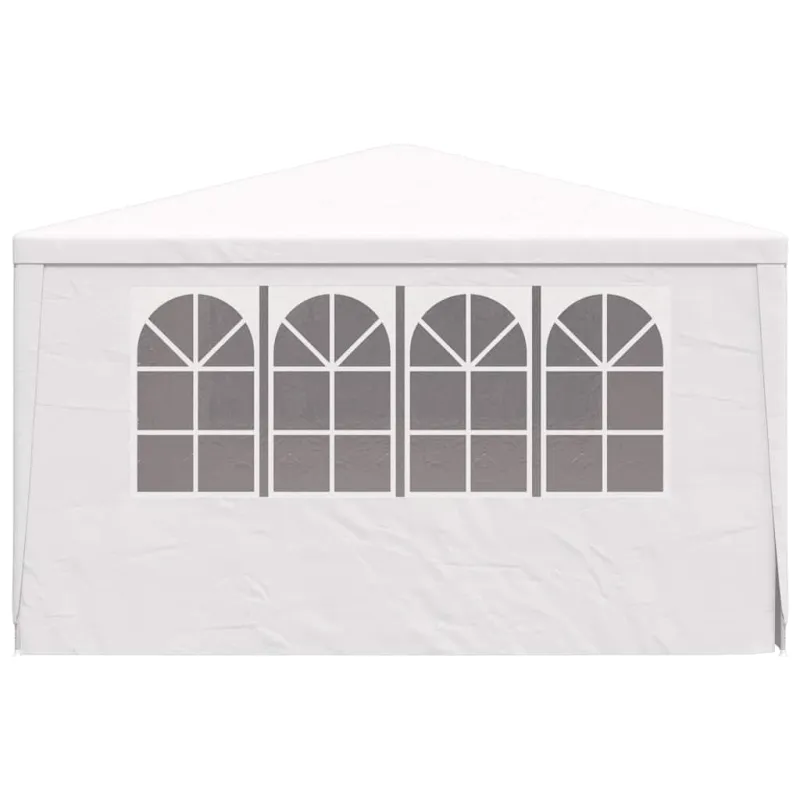 Proginė palapinė su šoninėmis sienomis, balta, 4x4m, 90g/m²