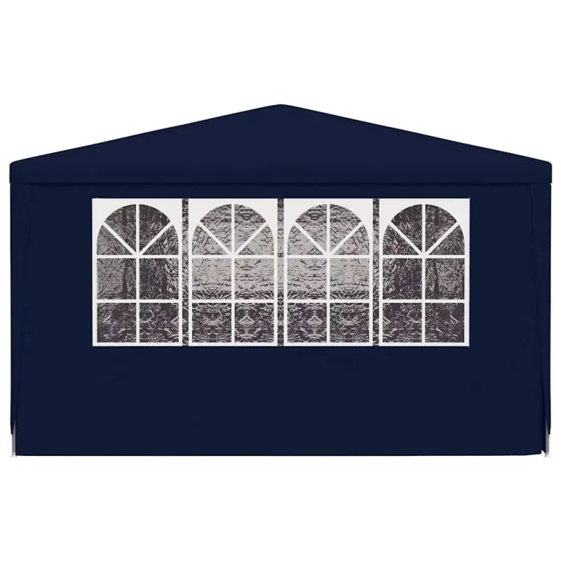 Proginė palapinė su šoninėmis sienomis, mėlyna, 4x9m, 90g/m²