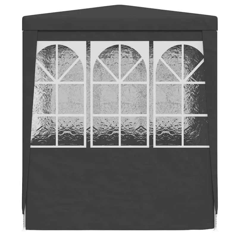 Proginė palapinė sienomis, antracito, 2,5x2,5m, 90g/m²