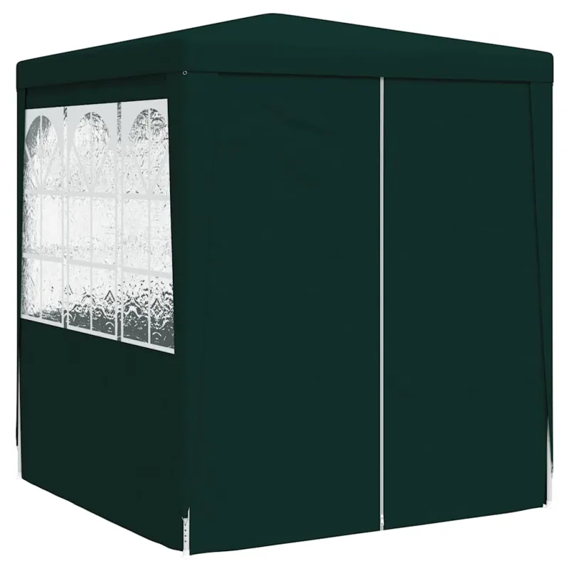 Proginė palapinė su sienomis, žalia, 2,5x2,5m, 90g/m²