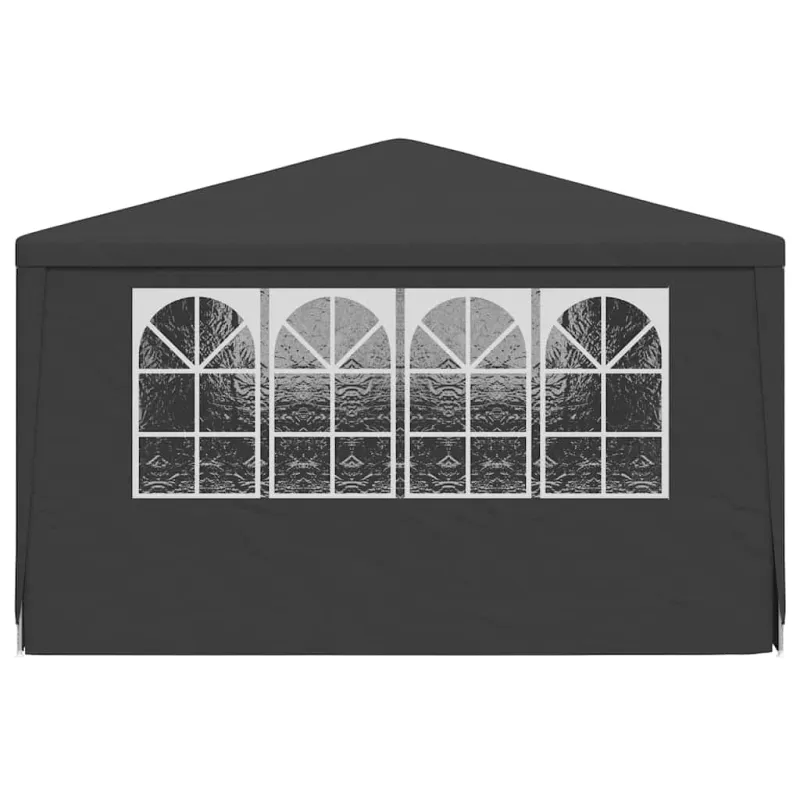 Proginė palapinė su šoninėmis sienomis, antracito, 4x6m, 90g/m²