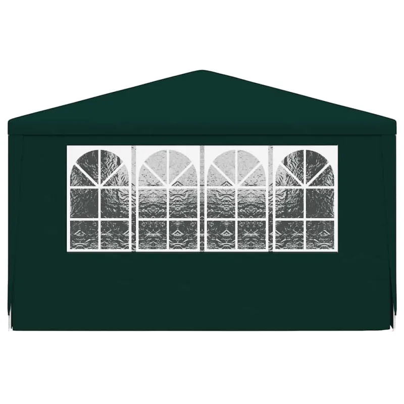 Proginė palapinė su šoninėmis sienomis, žalia, 4x6m, 90g/m²