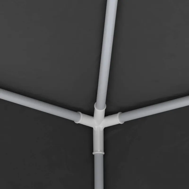 Proginė palapinė su šoninėmis sienomis, antracito, 4x9m, 90g/m²