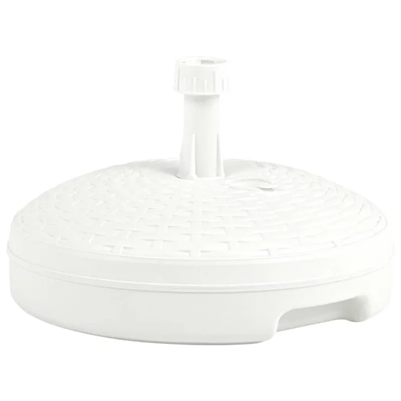 Skėčio pagrindas, baltas, 20l, ratano imitacijos plastikas