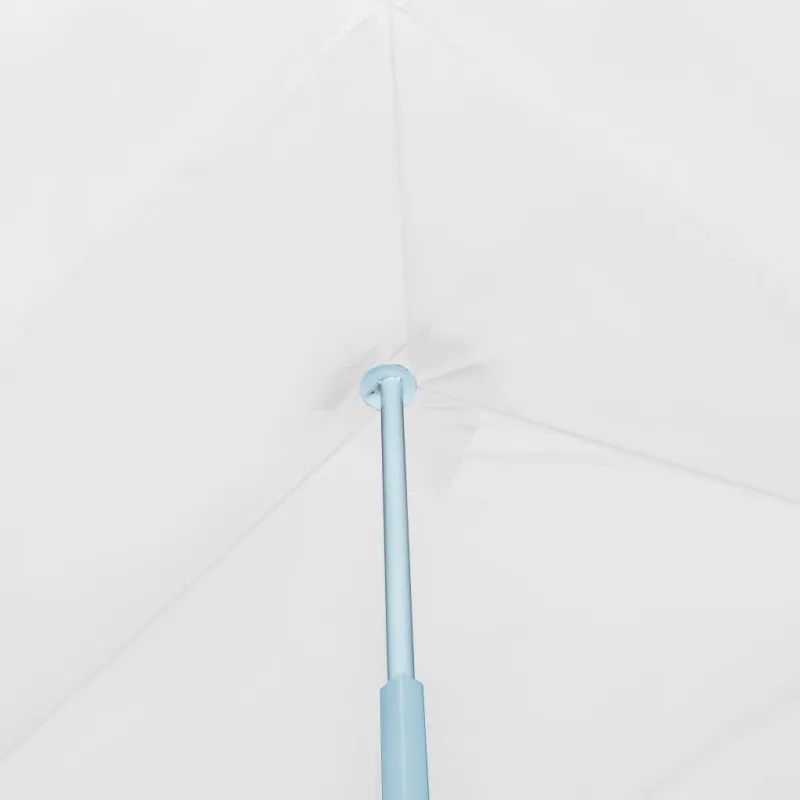 Išskleidžiama proginė palapinė su 5 sienomis, balta, 3x9m