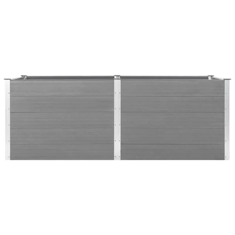 Sodo lovelis, pilkos spalvos, 250x100x91cm, WPC