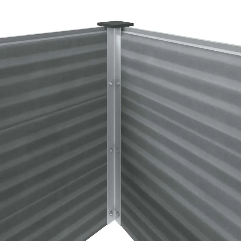 Sodo lovelis, pilkos spalvos, 250x100x91cm, WPC