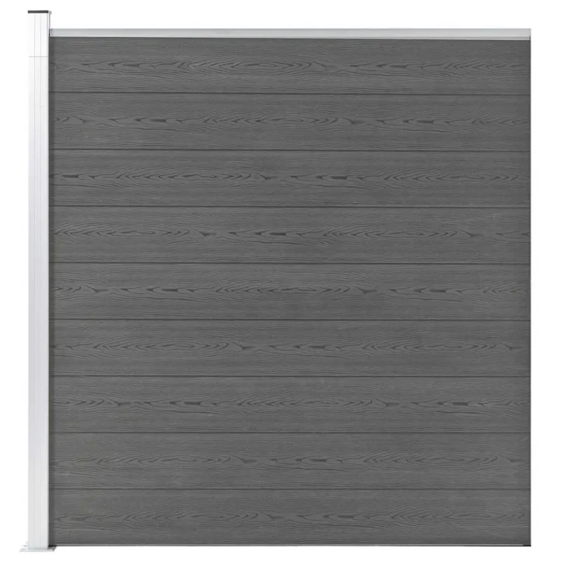 Sodo tvora, pilkos spalvos, 175x186 cm, WPC