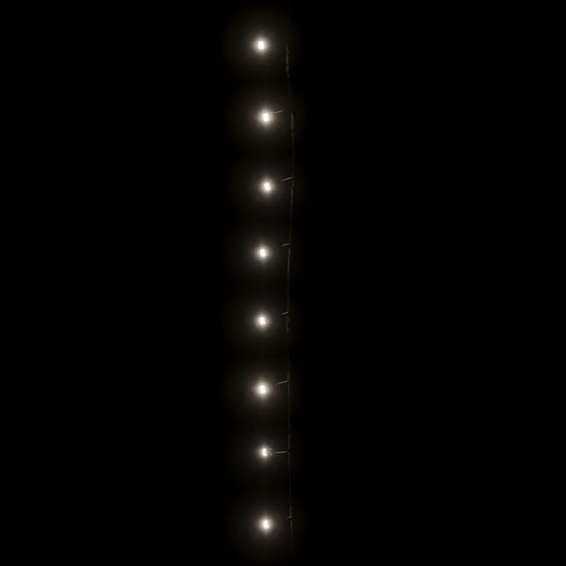 Girlianda, 600 LED, vid./lauk., IP44, 60m, šalta balta sp.