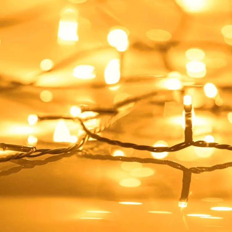 Girlianda su 1000 LED lempučių, 100m, 8 šviesos efektai