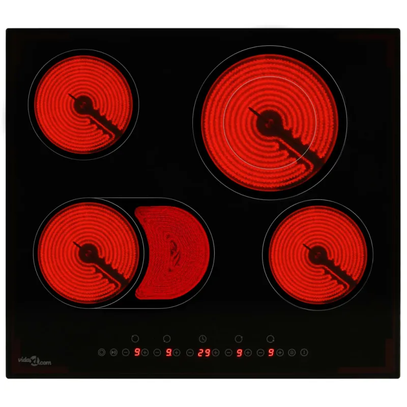 Keramikinė kaitlentė su 4 kaitvietėmis, jutiklinė, 6600W