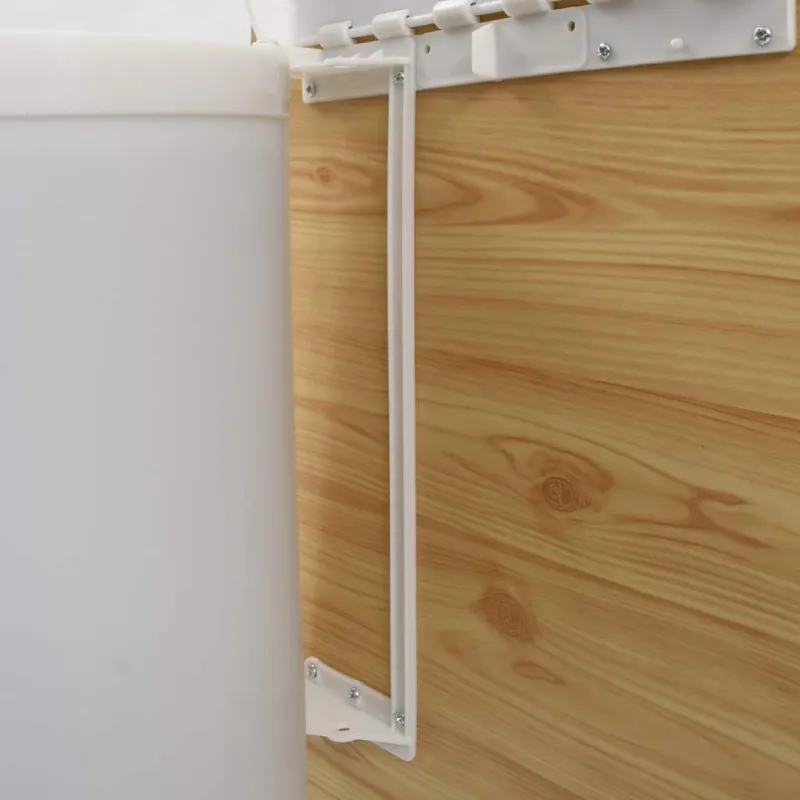 Įmontuojama virtuvės šiukšliadėžė, plastikas, 12l