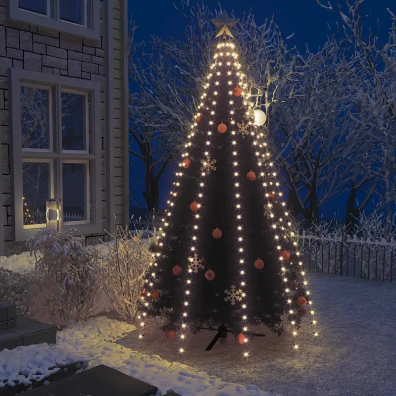 Kalėdinė girlianda eglutei-tinklas su 300 LED lempučių, 300cm