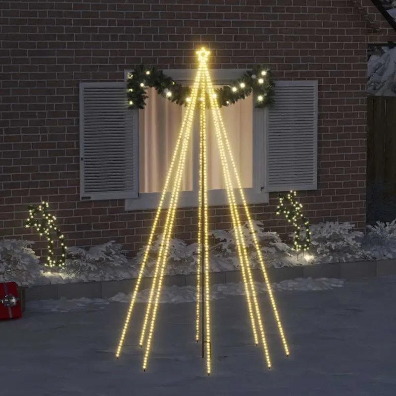 Kalėdų eglutės girlianda-krioklys, 400 LED lempučių, 2,5m