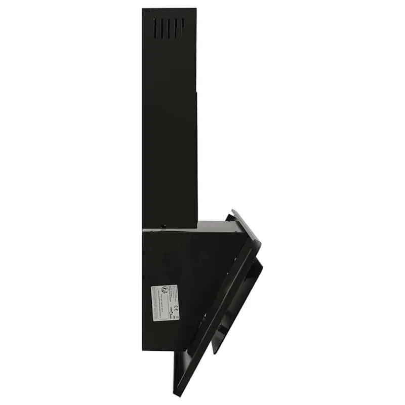 Sieninis gartraukis, juodas, 90cm, plienas ir grūdintas stiklas
