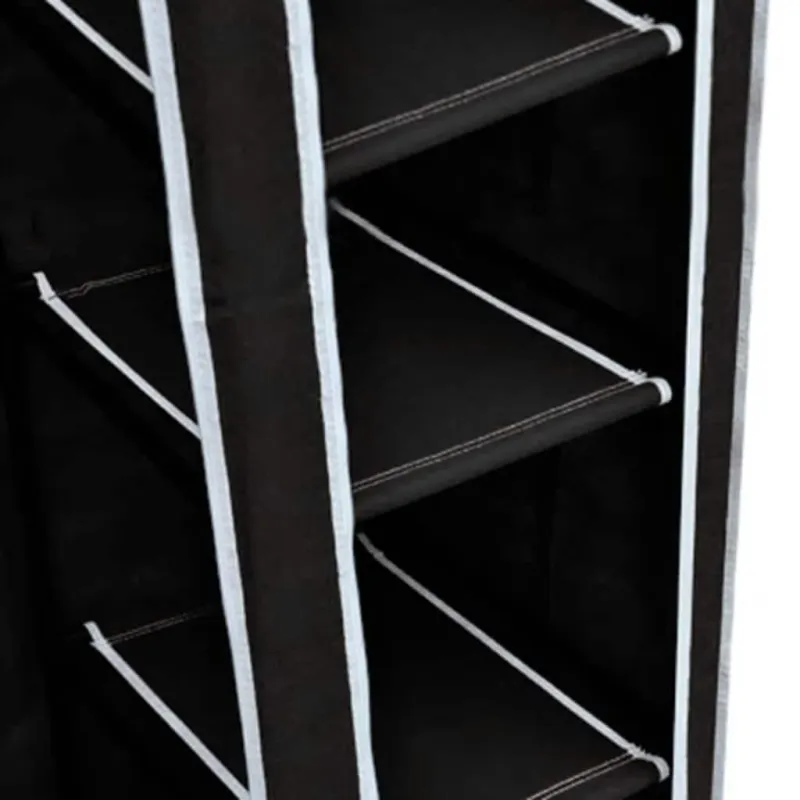 Sulankstoma spinta, juoda, 110 x 45 x 175 cm