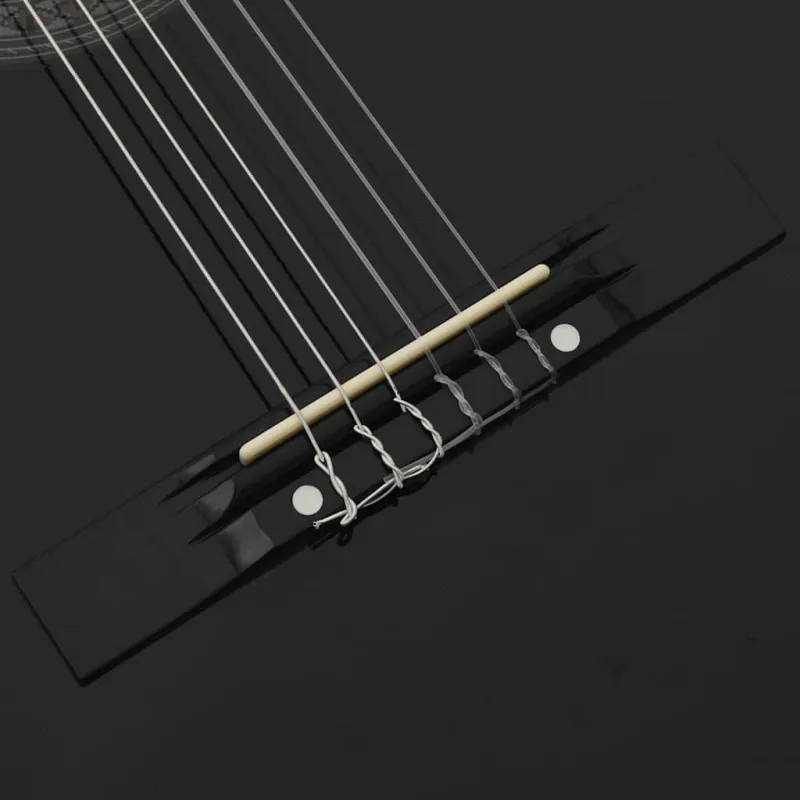 Klasikinė gitara pradedantiesiems, juoda, 4/4 39", liepa