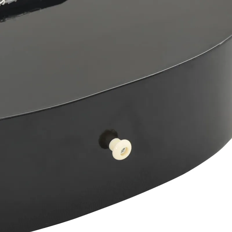 Klasikinė gitara pradedantiesiems, juoda, 4/4 39", liepa