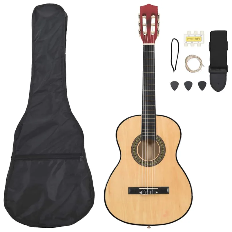 Klasikinės gitaros rinkinys pradedantiesiems, 8 dalių, 3/4 36"