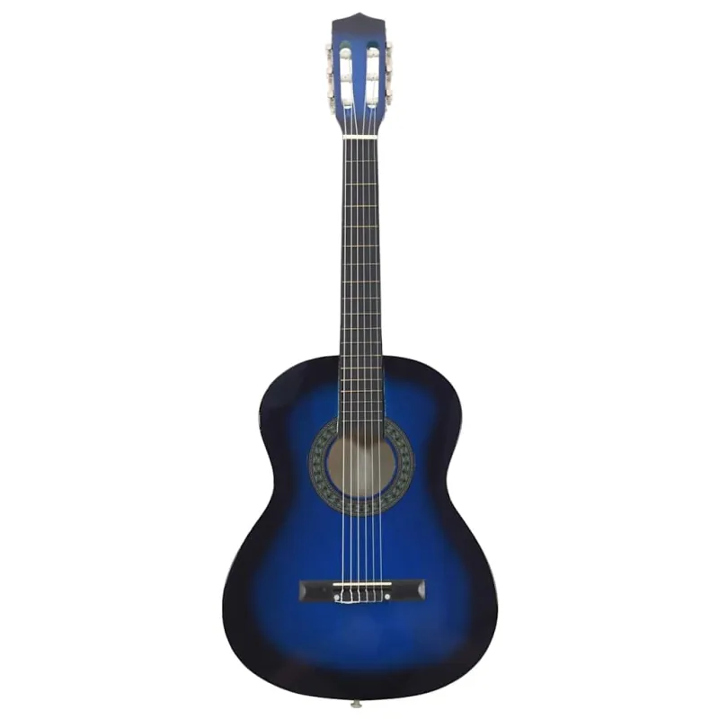 Klasikinė gitara pradedantiesiems ir vaikams, mėlyna, 3/4 36"