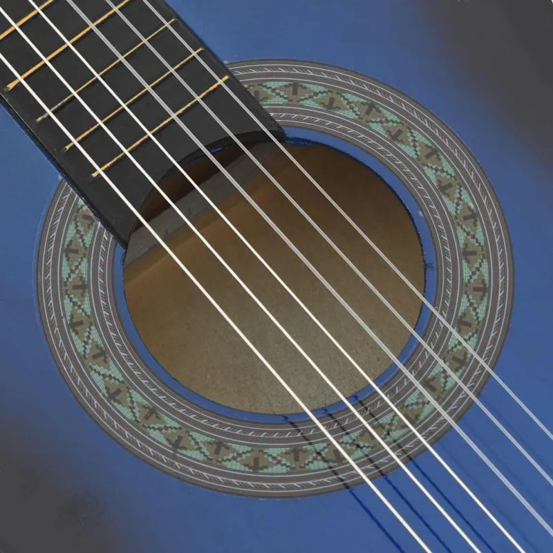 Klasikinė gitara pradedantiesiems ir vaikams, mėlyna, 3/4 36"