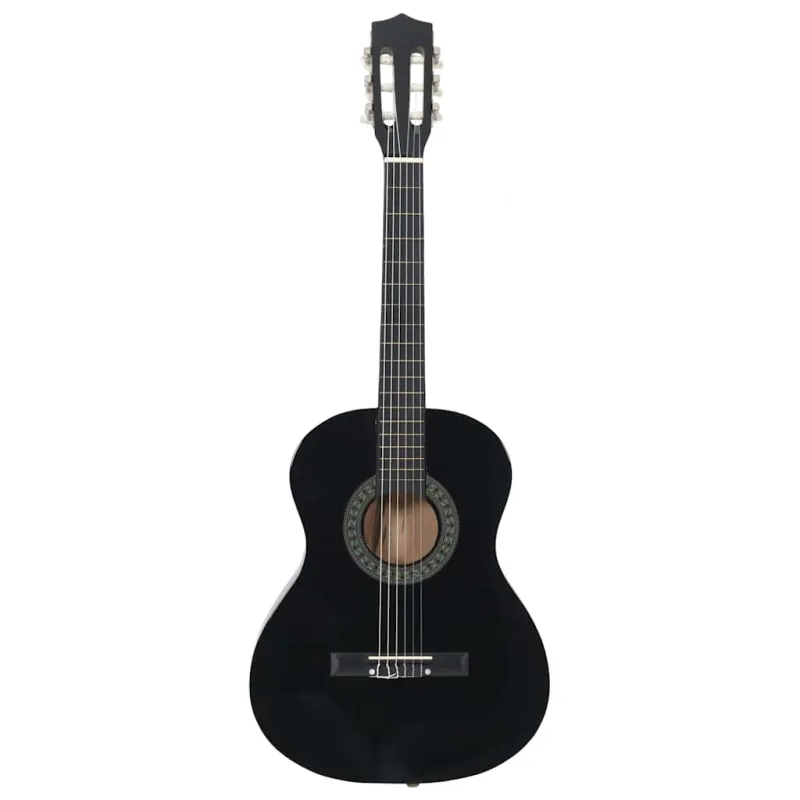 Klasikinė gitara pradedantiesiems ir vaikams, juoda, 3/4 36"