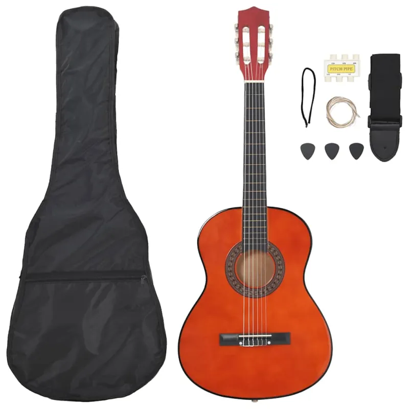 Klasikinės gitaros rinkinys pradedantiesiems, 8 dalių, 3/4 36"