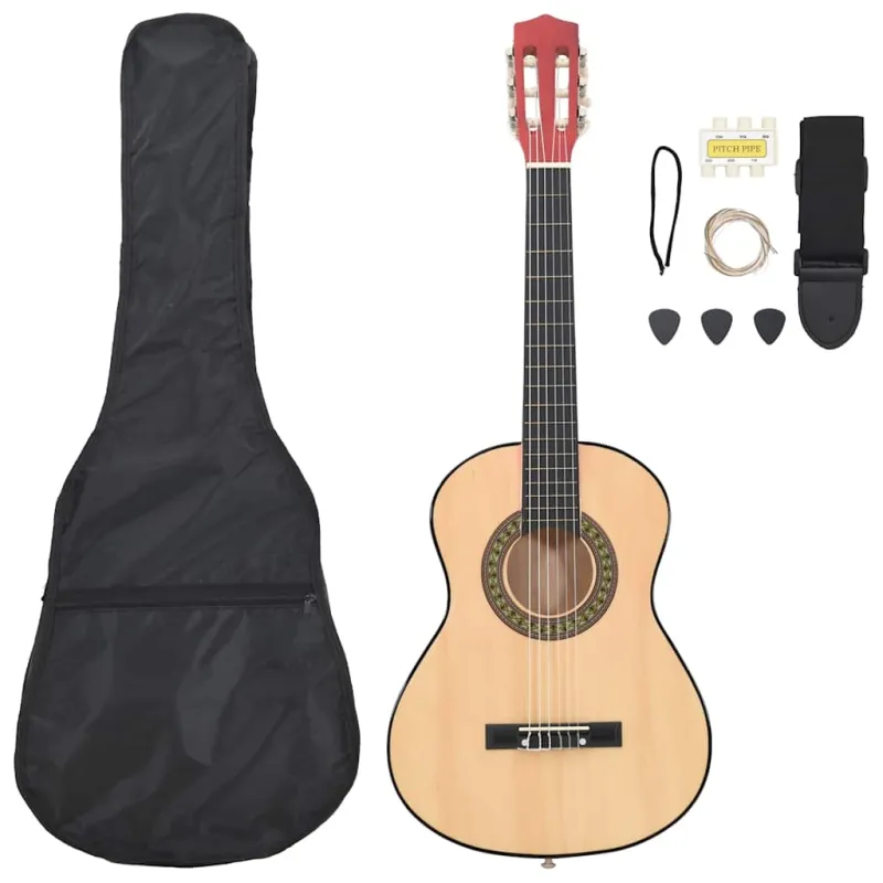 Klasikinės gitaros rinkinys vaikams, 8 dalių, 1/2 34"