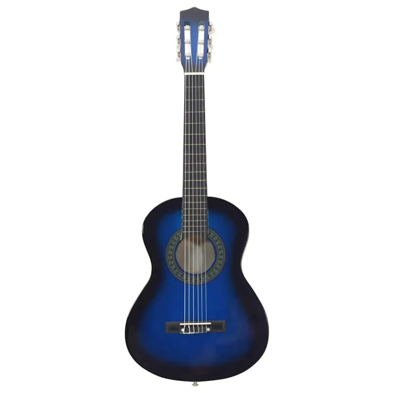 Klasikinė gitara pradedantiesiems ir vaikams, mėlyna, 1/2 34"
