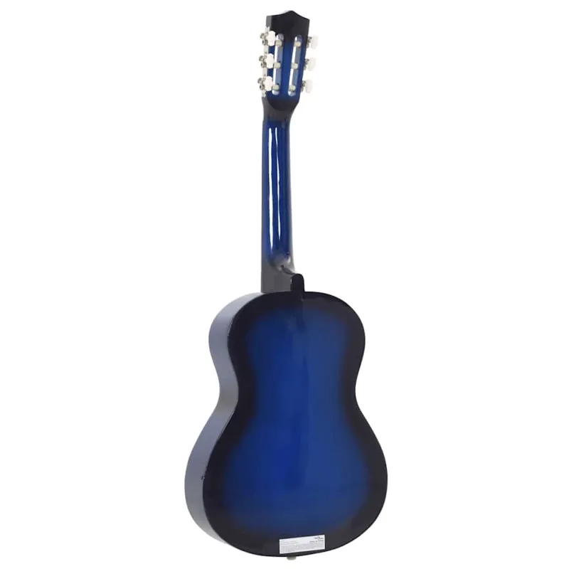 Klasikinė gitara pradedantiesiems ir vaikams, mėlyna, 1/2 34"