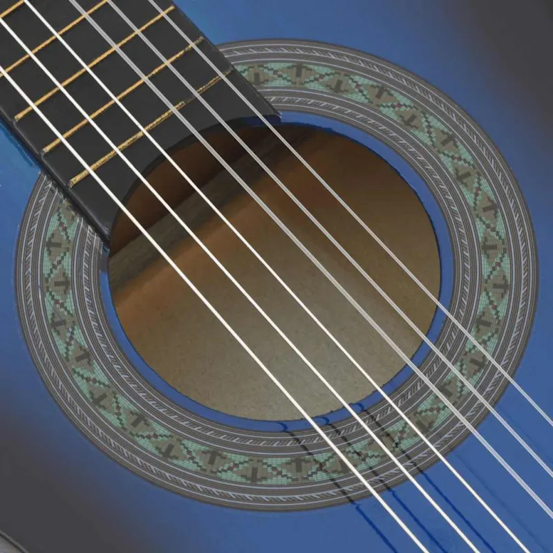 Klasikinė gitara pradedantiesiems ir vaikams, mėlyna, 1/2 34"