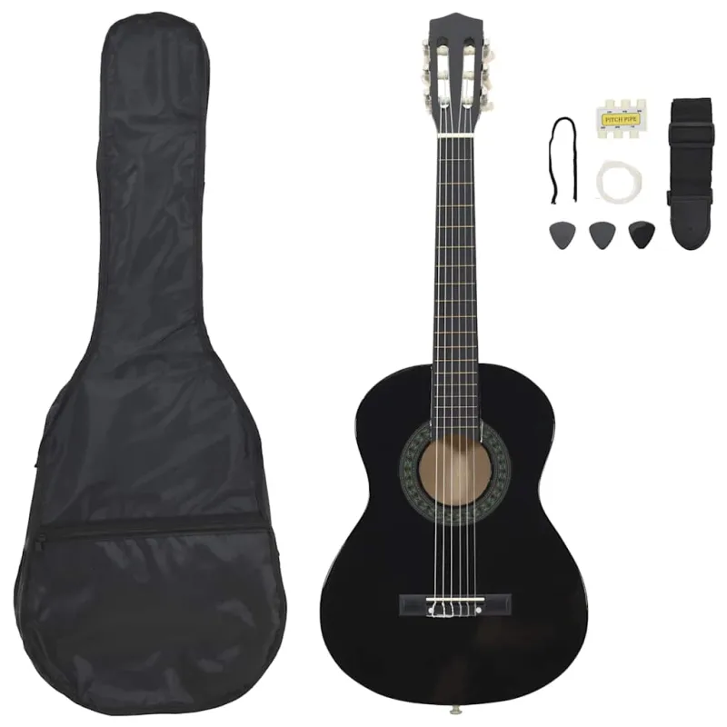 Klasikinės gitaros rinkinys pradedantiesiems, 8 dalių, 1/2 34"