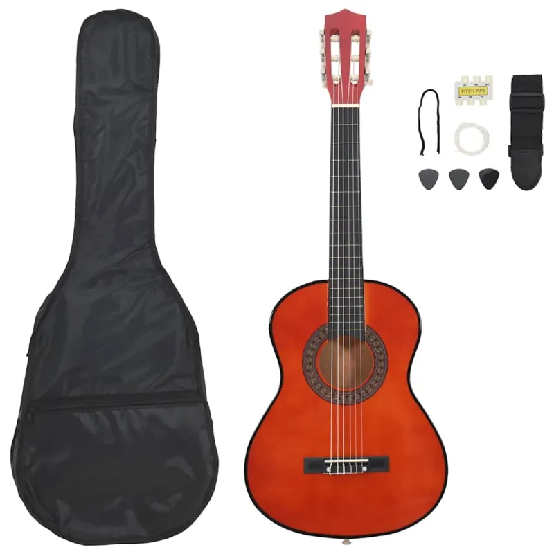 Klasikinės gitaros rinkinys pradedantiesiems, 8 dalių, 1/2 34"