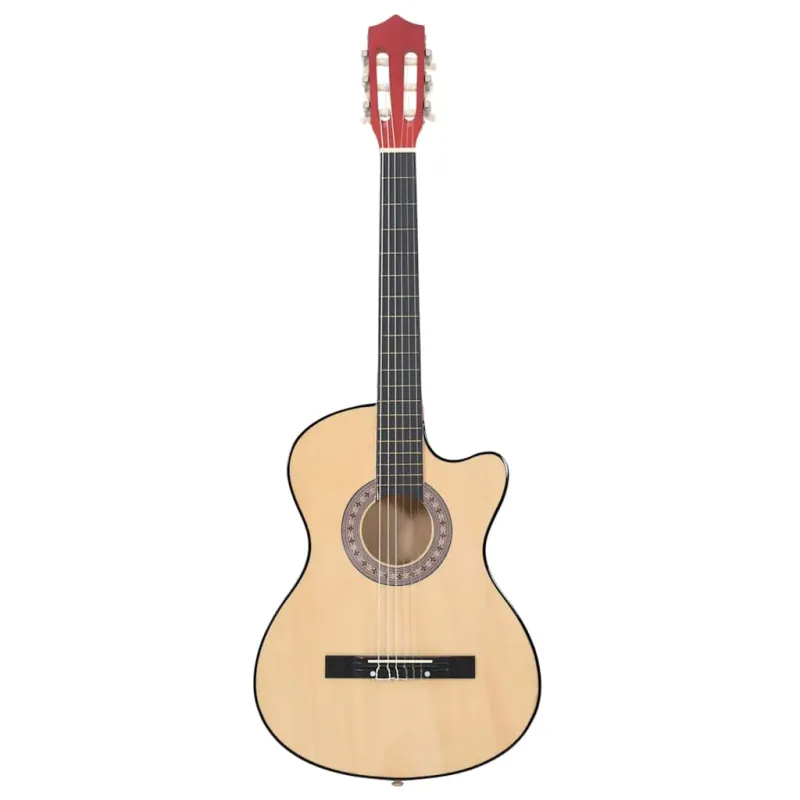 Akustinė gitara, amerikinė liepa, 38", 6 stygos