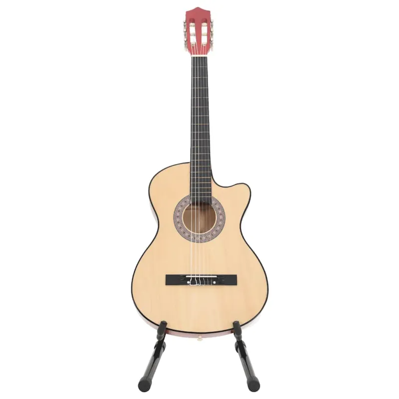 Akustinės gitaros rinkinys, 12 dalių, 38", 6 stygos