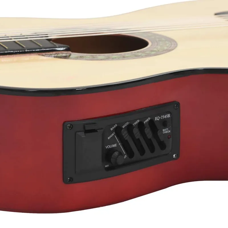 Klasikinė gitara su ekvalaizeriu ir 6 stygomis