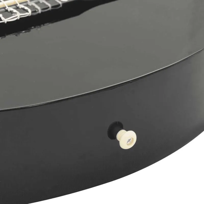 Klasikinė gitara su ekvalaizeriu, juodos spalvos, 6 stygos