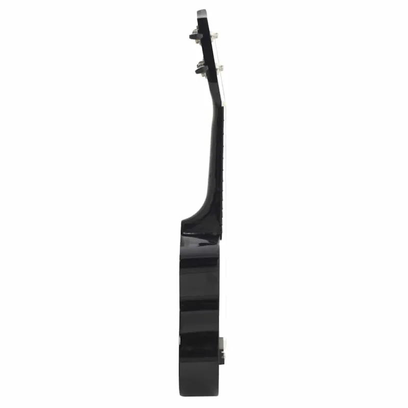 Soprano ukulėlės rinkinys su dėklu vaikams, juoda, 21"