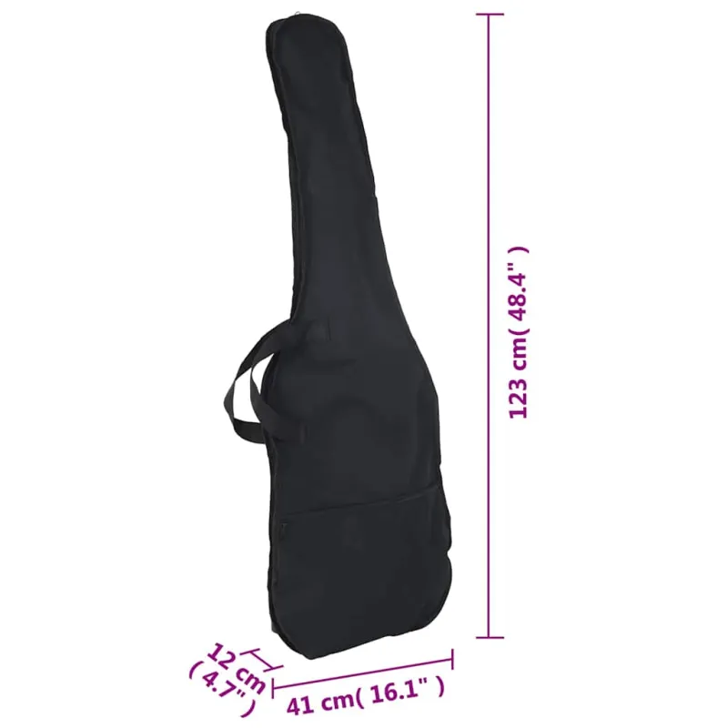 Elektrinė bosinė gitara pradedantiesiems, juoda, 4/4 46"
