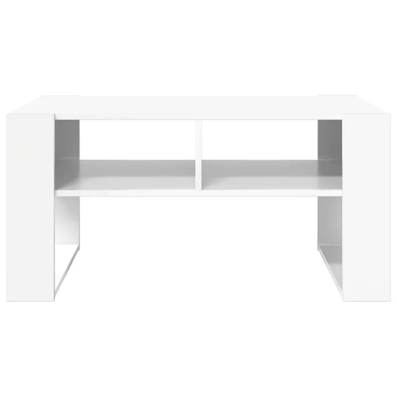Kavos staliukas Balta 92 x 53 x 45 cm Apdirbta mediena