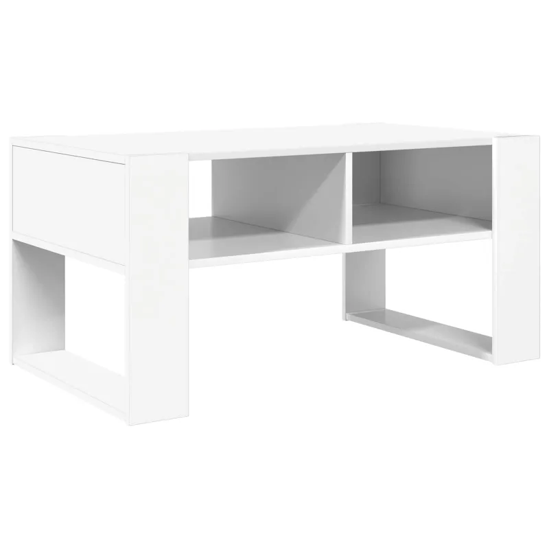 Kavos staliukas Balta 92 x 53 x 45 cm Apdirbta mediena