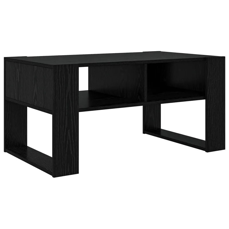 Kavos staliukas Juodas ąžuolas 92 x 53 x 45 cm Apdirbta mediena