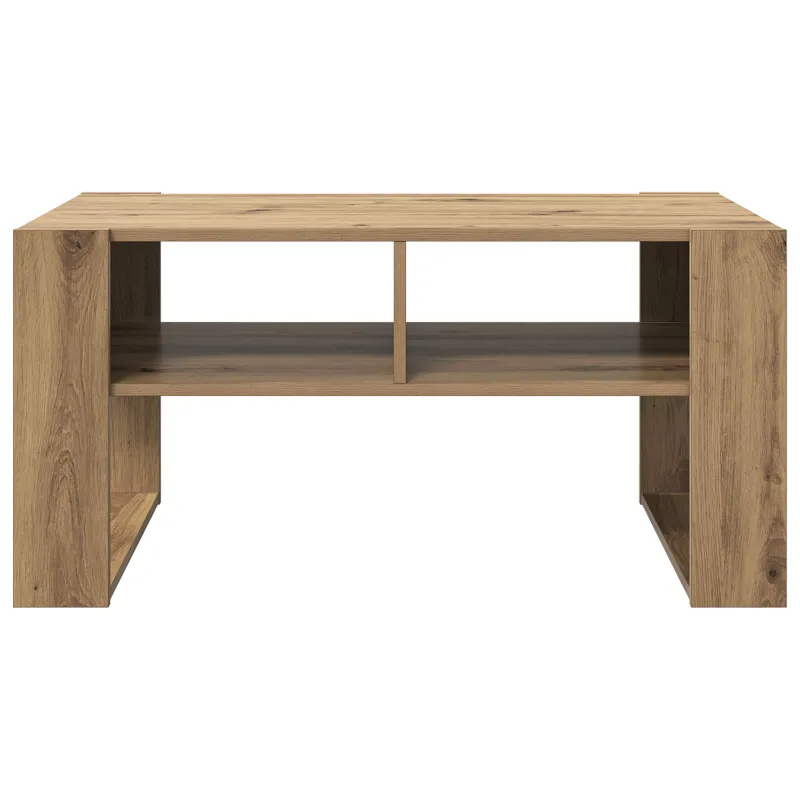 Kavos staliukas su saugykla Amatininkų ąžuolas 92 x 53 x 45 cm