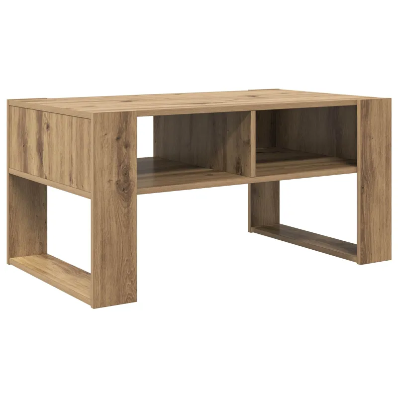 Kavos staliukas su saugykla Amatininkų ąžuolas 92 x 53 x 45 cm