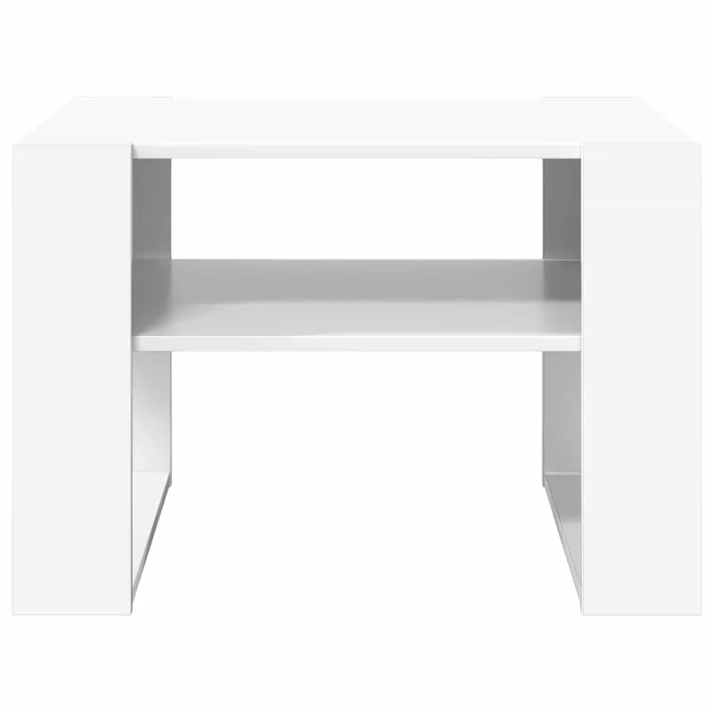 Kavos staliukas Balta 66 x 53 x 45 cm Apdirbta mediena