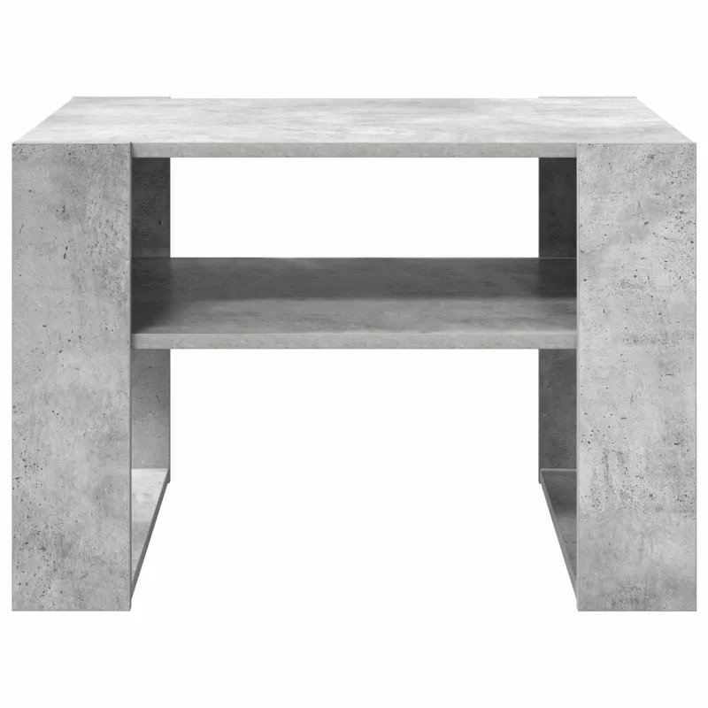 Kavos staliukas Betono pilka 66 x 53 x 45 cm Apdirbta mediena