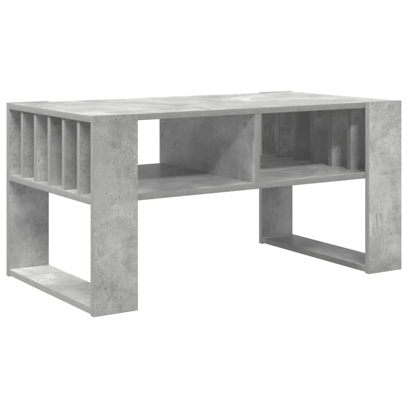 Kavos staliukas Betono pilka 92 x 49,5 x 45 cm Apdirbta mediena
